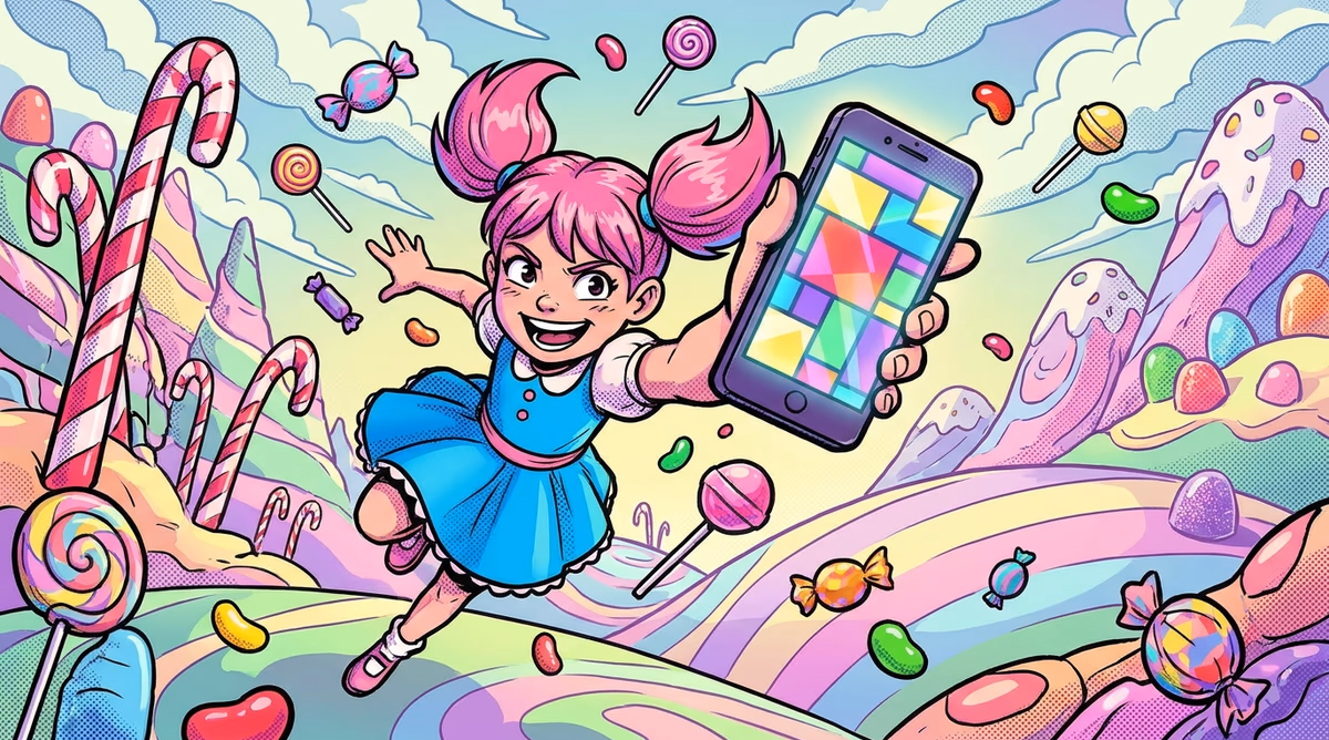 Candy Crush Saga mobile app